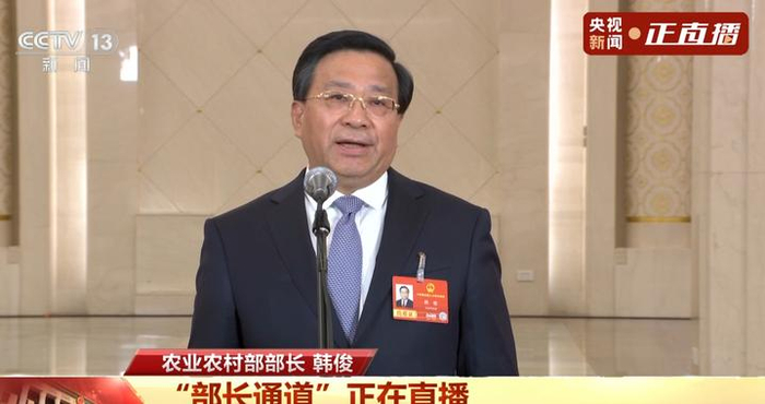 部长通道丨韩俊：“中国粮”主要用“中国种” 种业振兴行动持续发力