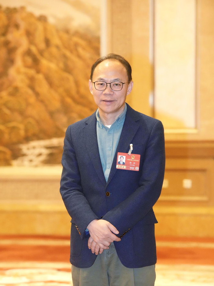 全国人大代表、中国工程院院士、生物芯片北京国家工程研究中心主任程京。新京报记者 王巍 摄