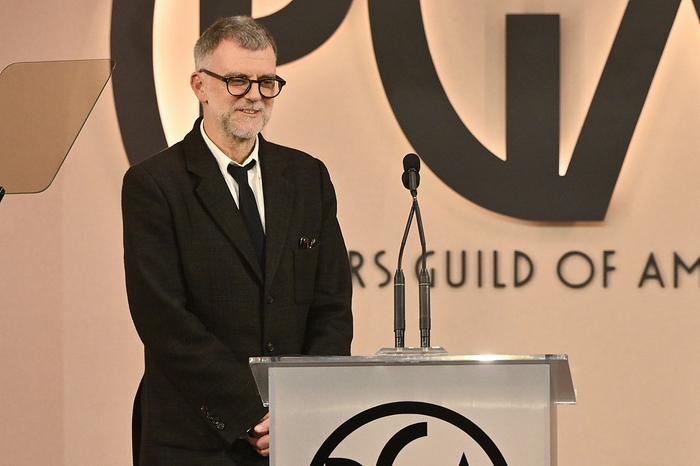 保罗·托马斯·安德森领取制片人工会奖。