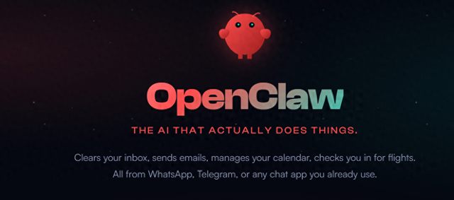 图源：OpenClaw 官网截图