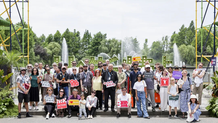 参加上海国际电影节“一带一路”电影周活动的部分海外嘉宾