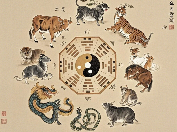 十二生肖五行属性对照表,揭秘十二生肖的五行归属|纳音|运势|中金|上土|职业_新浪新闻