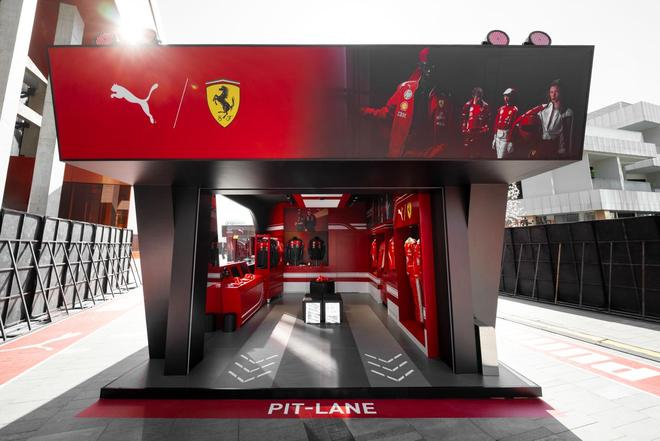 快闪空间的车队P房 图片来源：彪马