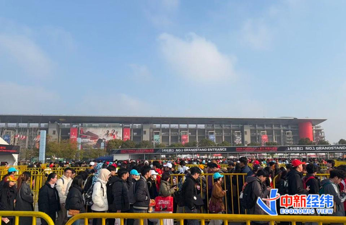 3 月 13 日 F1 中国大奖赛检票口现场 受访者供图