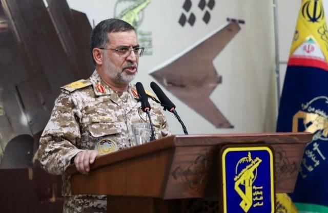 △伊朗伊斯兰革命卫队发言人纳伊尼（资料图）