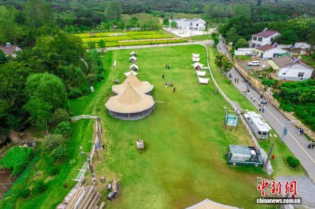 航拍南京市浦口区响堂村。南京响堂 供图