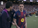 替补登场，加维去年8月24日后首次代表巴萨出战正式比赛