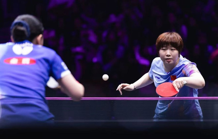 蒯曼以3比4惜败张本美和