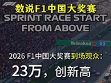 2026F1中国大奖赛观众23万创新高，外省市占比64%