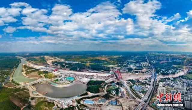 图为平陆运河建设现场。平陆运河集团供图