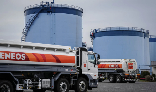 日本横滨的一个石油码头。（图源：盖蒂图片社）