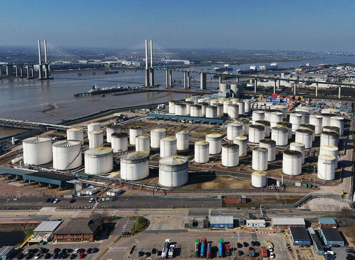 油气储存设施。图/IC