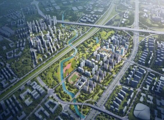 网传片区城市设计概念效果图