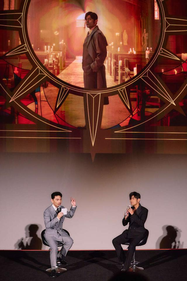 周杰伦现身MV全球首映及专辑记者会。出品方供图