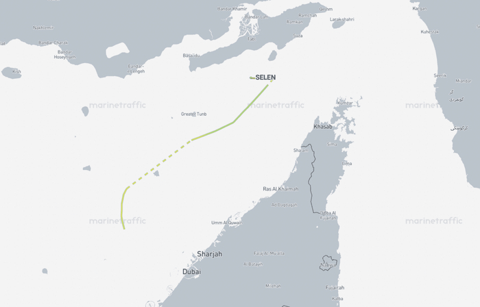 “塞伦”号航行线路“gcaptain”网站