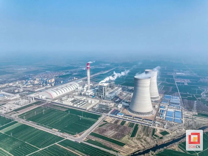 ▲世界首台630℃超超临界二次再热国家电力示范项目鸟瞰图。图据自贡网