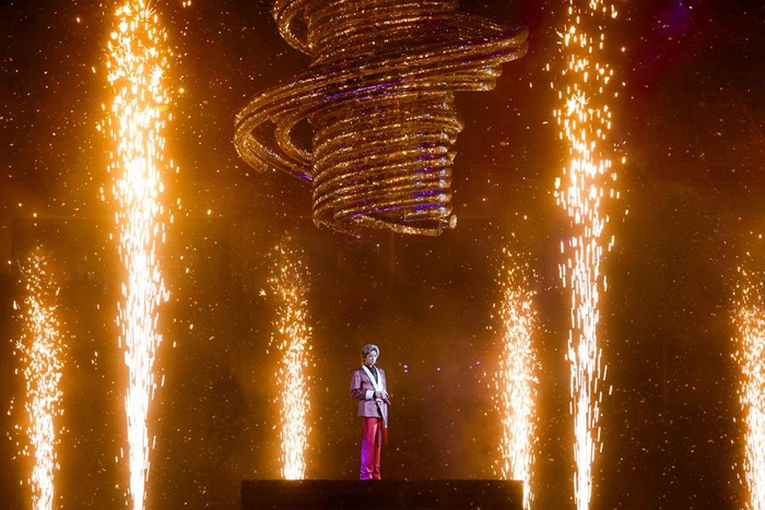 华晨宇火星演唱会南宁站。来源：主办方供图。