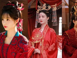 9位95花《红嫁衣》古装！ 田曦薇《逐玉》最朴素，王楚然美翻，宋祖儿这套确实惊艳