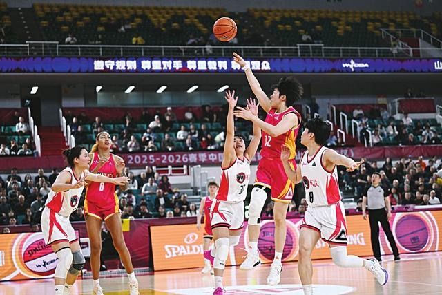 山西女篮在比赛中。 俱乐部供图