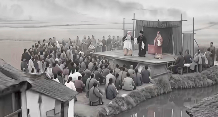 模拟复原越剧的第一次登台