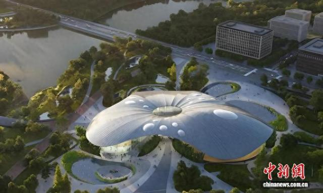 雄安新区启动区城市文化广场项目效果图。中建二局供图