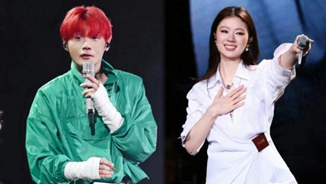 单依纯改编李荣浩的歌曲《李白》，并未经同意就在自己的演唱会演唱，引起李荣浩不满。 图源：艺人微博 