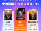 2025年全网剧集正片播放量前10名