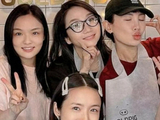 42岁林依晨怀二胎后首露面!素颜聚餐状态超好，依旧少女感满满