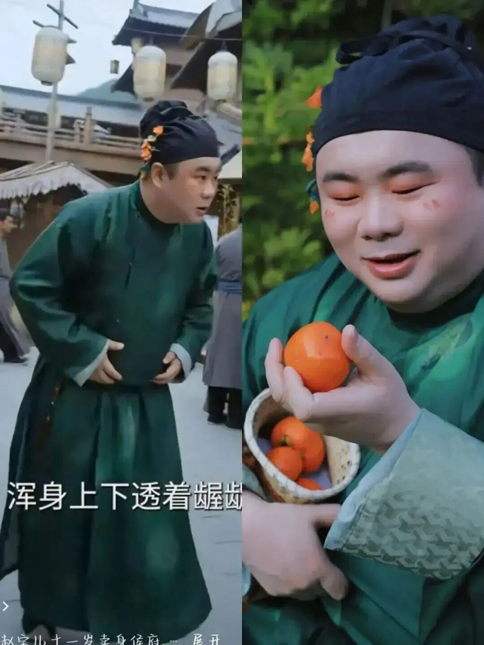 网传《桃花簪》截图与博主写真图片对比