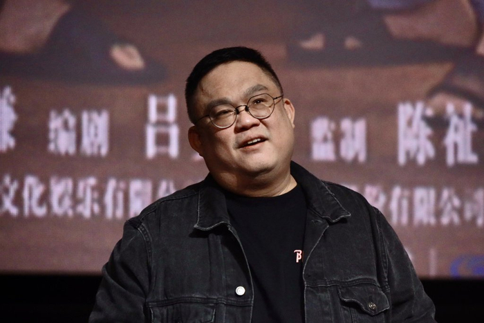 导演林孝谦 澎湃新闻记者 薛松 图