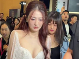 徐璐太美了，走路很快