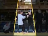 鹿晗精心打理发型一上午，水上游戏瞬间毁造型