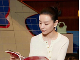 董洁很适合光明顶发型