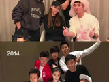 初代跑男成员Angelababy郑恺陈赫李晨复刻首季合影