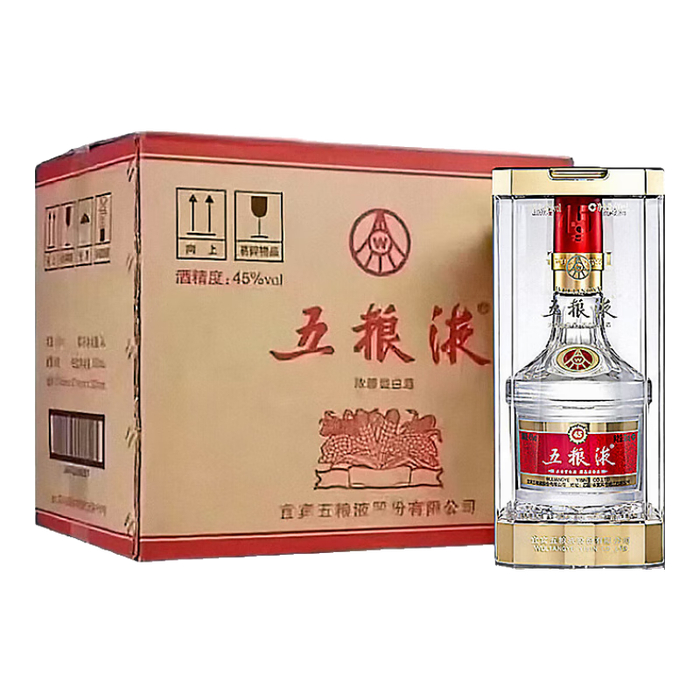 五粮液 中国酒 白酒 希少45% 五粮液45%vol 浓香型白酒500ml*6瓶_财经头条