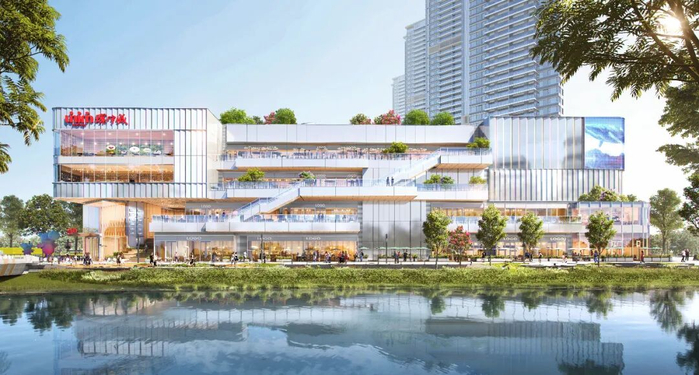 广州亚运环宇城示意图。（以实际交付为准）