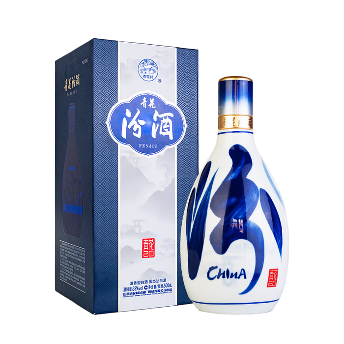 中国白酒　青花汾酒 汾酒青花30 复兴版53度清香型白酒500ml 单瓶装779.05元60元淘金币包邮