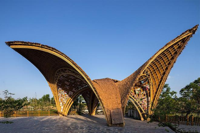 竹建筑的三大流派:原竹、竹构与竹编|榫卯|结构|材料|竹材|竹子_新浪新闻