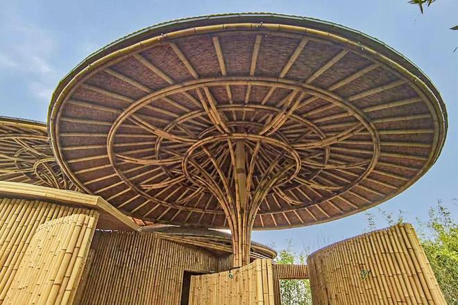 竹建筑的三大流派:原竹、竹构与竹编|榫卯|结构|材料|竹材|竹子_新浪新闻