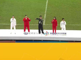 黄晓明携李雯雯李发彬林莉林雨薇亮相闽超开幕式合唱奔跑