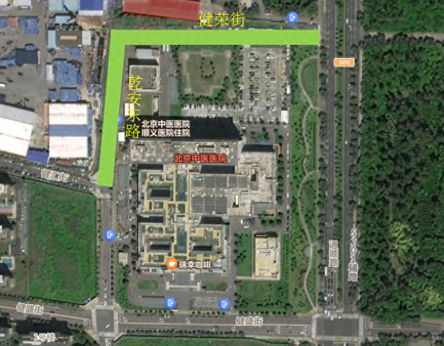 施工路段示意图。