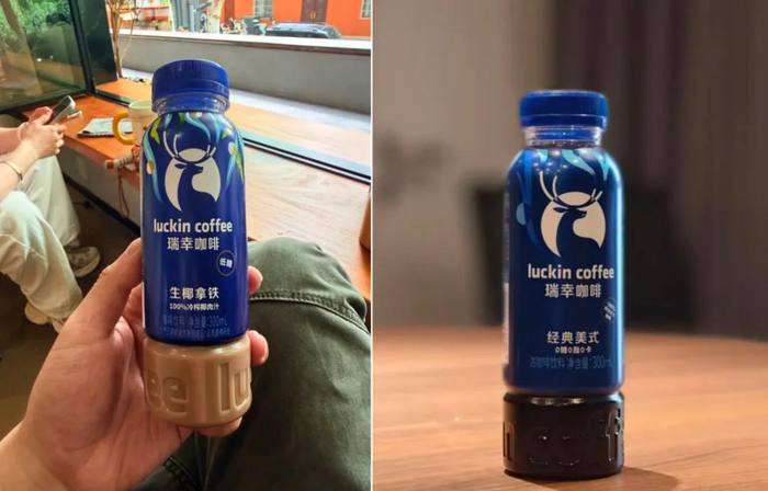 图：瑞幸瓶装咖啡