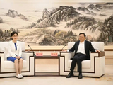 王伟中会见颜宁
