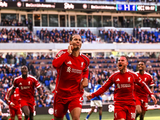 英超-利物浦2-1埃弗顿 范戴克100分钟绝杀 萨拉赫破门