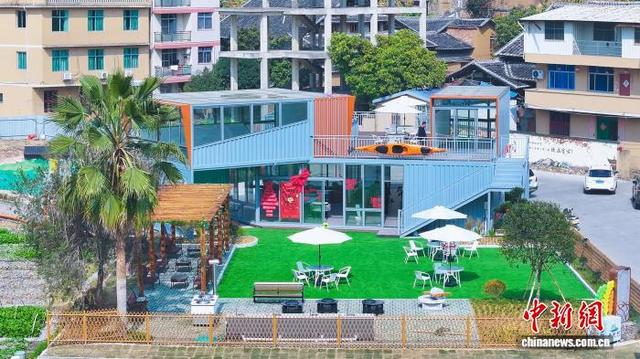 南安村新业态一角。罗江街道 供图