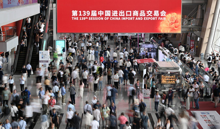 4月15日，第139届中国进出口商品交易会（广交会）在广州开幕。 新华社图