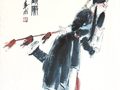 秦琼观阵（设色纸本）