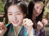 卢昱晓和李梦在《何不同舟渡》片场跳的喵喵拳手势舞具体是什么样子？