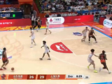 山东高速半场47比52落后上海久事，失误频出表现低迷