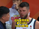 拉科塞维奇首秀6投6中砍14分4板2助助广东队取胜